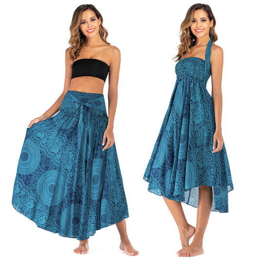 Boho Printed Long Skirt