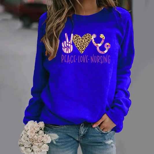Long-Sleeved Round Neck Sweater