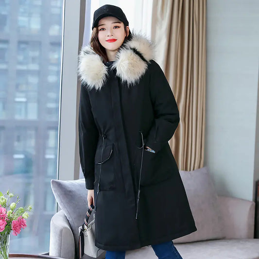 Winter Parka with Fur Collar