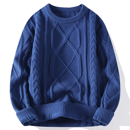 Knit Pullover Sweater for Autumn and Winter